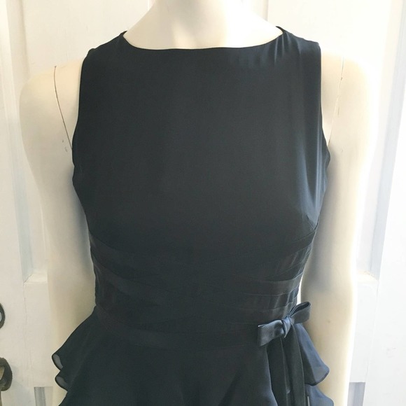 NEW KAY UNGER NY 100% Silk Cocktail MidiDress SZ 6 - Picture 4 of 12